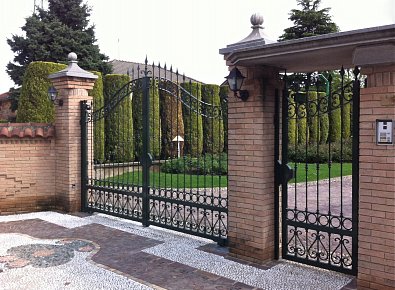 Cancello ferro battuto Pianezza